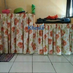 tirai penutup kolong meja dapur