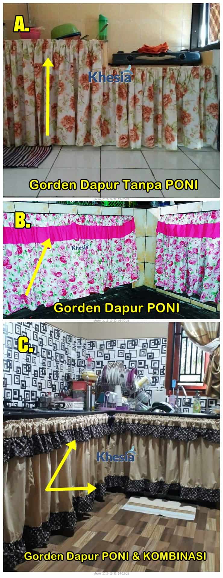 Gorden Kolong Dapur Khesia Shop