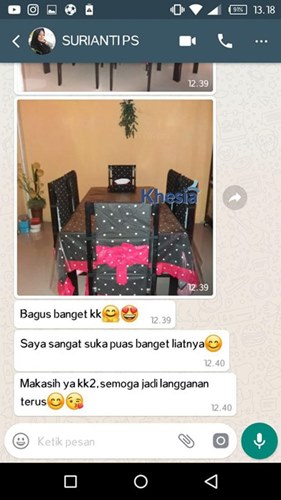 Set Sarung Kursi Makan