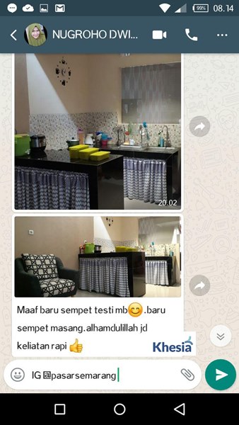 Gorden Kolong Dapur Murah