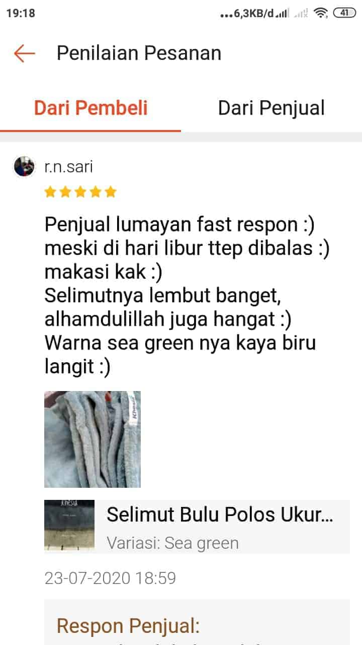 jual selimut lembut pengiriman cepat