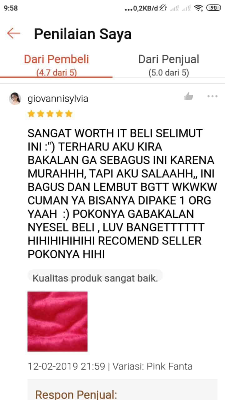 jual selimut lembut ukuran dewasa hotel